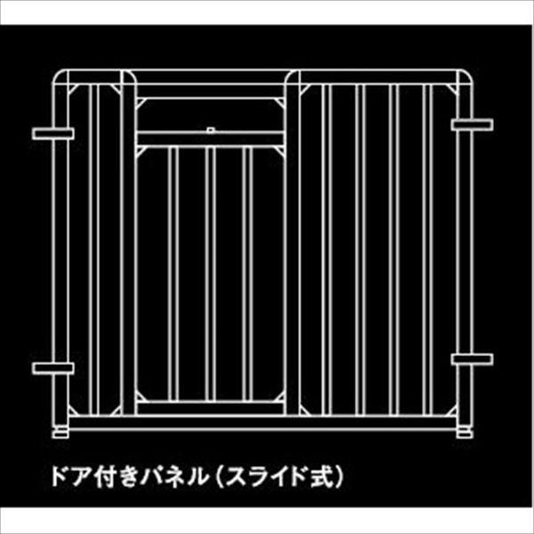 三協アルミ 樹脂竹垣 紗更 建仁寺垣 独立施工タイプ(間仕切支柱タイプ) フェンス本体 （1枚） 両面意匠 1809 竹柄（TG）の画像