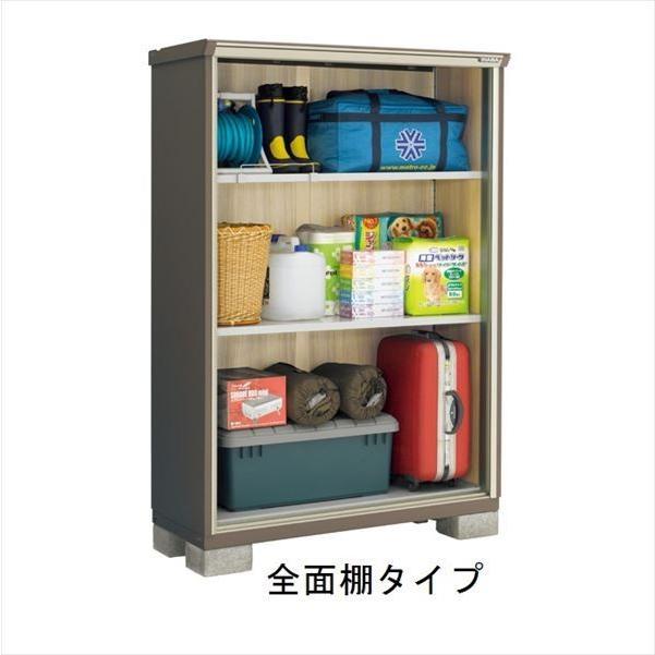 『配送は関東・東海限定』イナバ物置 KMW／ナイソーシスター KMW-219E NG 全面棚タイプ『二重構造収納庫 KMXシリーズのモデルチェンジ D | イナバ物置 | 01