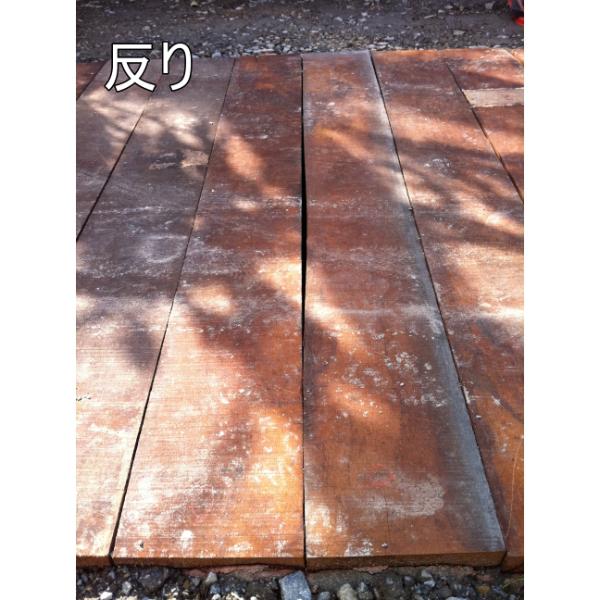 セランガンバツ製ミニ枕木 ラフ材/無塗装品 3本セット 50mm×200mm×2000mm SM-502002000-03_13
