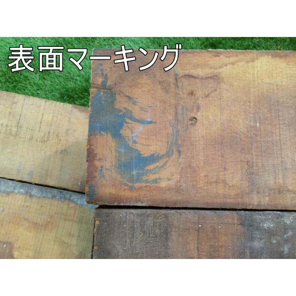セランガンバツ製ミニ枕木 ラフ材/無塗装品 3本セット 50mm×200mm×2000mm SM-502002000-03_14
