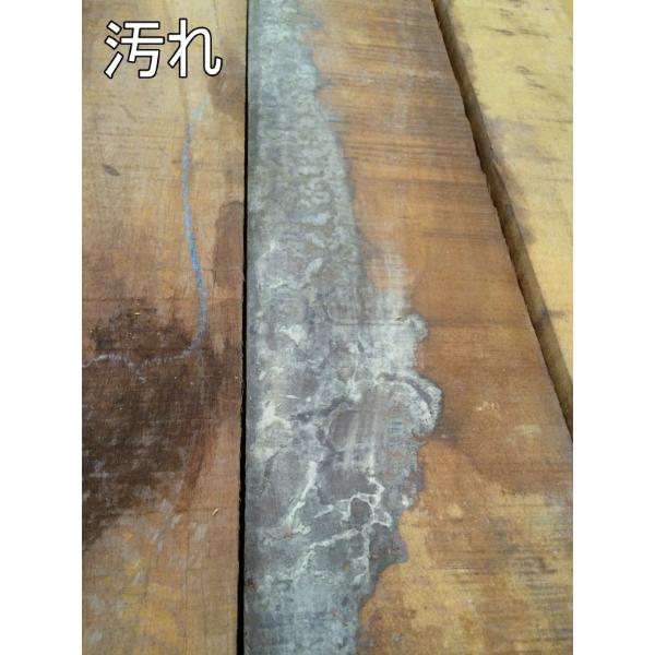 セランガンバツ製ミニ枕木 ラフ材/無塗装品 3本セット 50mm×200mm×2000mm SM-502002000-03_5