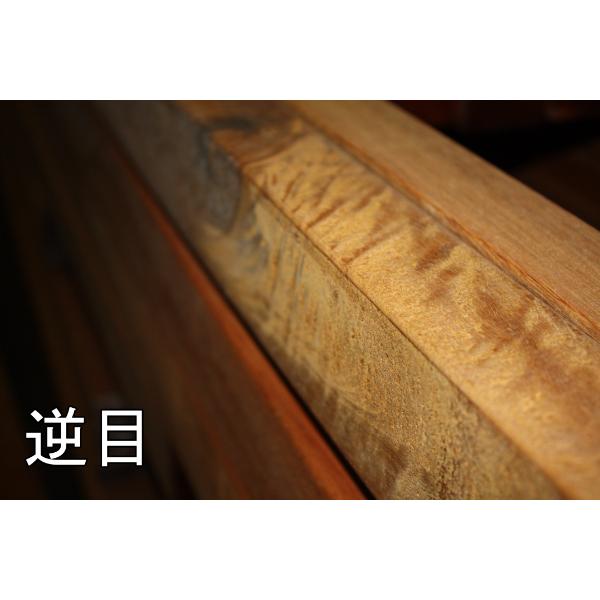 セランガンバツ製ミニ枕木 ラフ材/無塗装品 3本セット 50mm×200mm×2000mm SM-502002000-03_7