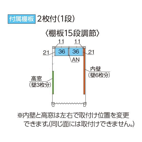 関東・東海地方限定配送】イナバ物置 アルシアフィット ARCIA FIT DM