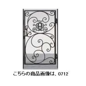 リクシル　新日軽　ディズニー門扉　角門柱式　プリンセスA型（かぼちゃの馬車）　0812　片開き ブラック