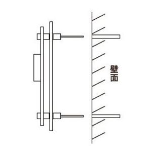 みやび新-S-02 HS1-MS-02 『表札 サイン 戸建』 【ヤモリ】