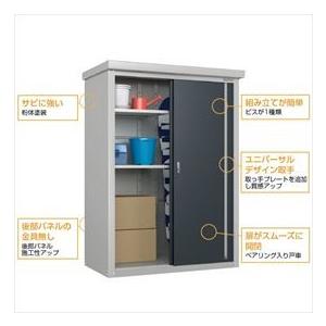 DAIKEN ダイケン ミニ物置 DM-GY 157 『小型物置 屋外 DIY向け