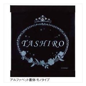 リクシル 新日軽 Cタイプ サイン ディズニーサイン プリンセスクリスタルサイン 戸建 表札 オリジナル ディズニーサイン