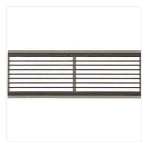 フェンス 外構 おしゃれ タカショー　エバーアートフェンス　e-横板格子　2006　フェンス本体（1枚）　『アルミフェンス　柵』 ブラックエボニー | 