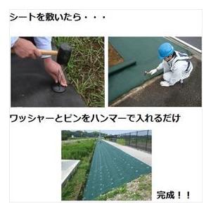 ザバーン防草シート240 2m×約12m ピン、キャップ、テープ