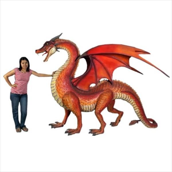 FRP ドラゴン / Standing Dragon fr100043 『恐竜オブジェ FRP ドラゴン / Standing Dragon fr100043 『恐竜オブジェ