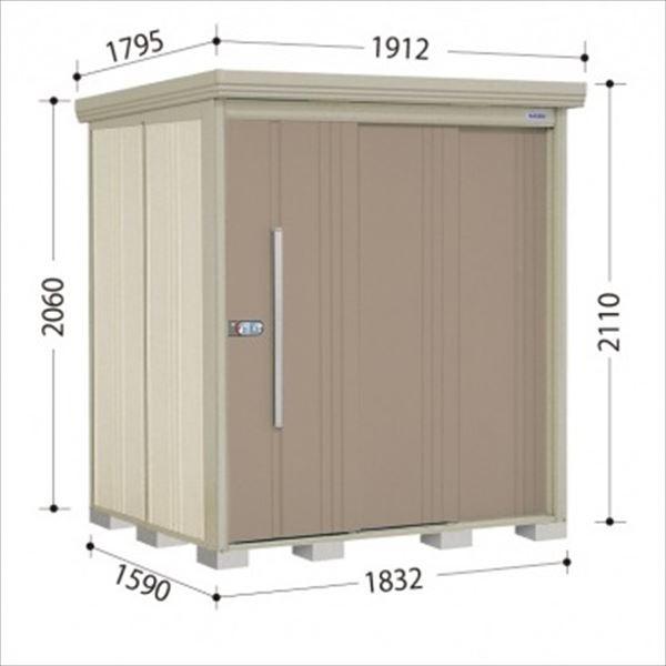 物置 屋外 タクボ物置 ND／ストックマン　側面棚 ND-S1815Y 多雪型 標準屋根 側面棚 カーボンブラウン