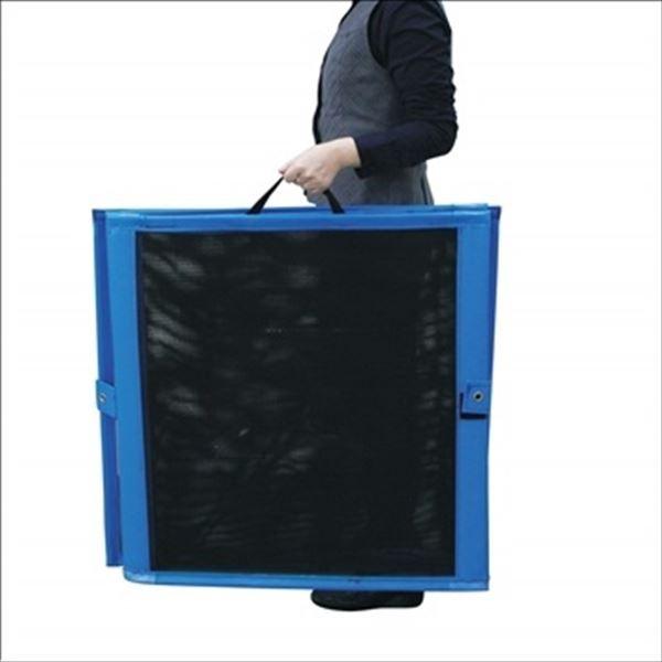 テラモト 自立ゴミ枠 折りたたみ式 黒 DS-261-011-9 600×600×700ｍｍ 250L 『ゴミストッカー ゴミ収集庫』 『ゴミ袋（45L）集積目安 5袋、世帯数目安 2世帯』の画像