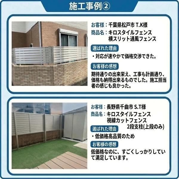 【全国工事対応可能】 フェンス LIXIL フェンスAB TS2型T-6 4ｍ分 【商品本体+基本工事費込み】 『 リクシル 屋外 アルミ 庭 diy_12