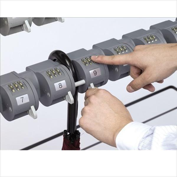 テラモト ロック式傘立 キーレス傘立トレス（組立式） 36本収納 UB-269