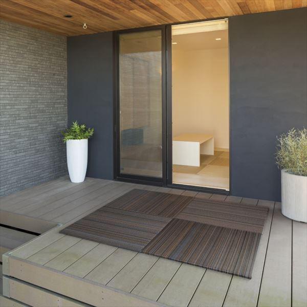 オンリーワン テラス畳 NJ3-IC-DB ダークブラウン : エクステリアの