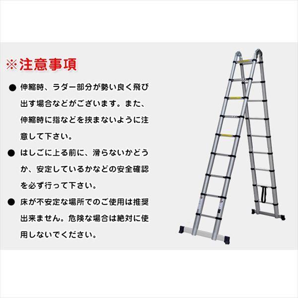 Hill Stone(ヒルストーン) 伸縮性はしご兼脚立 6.2m zk184