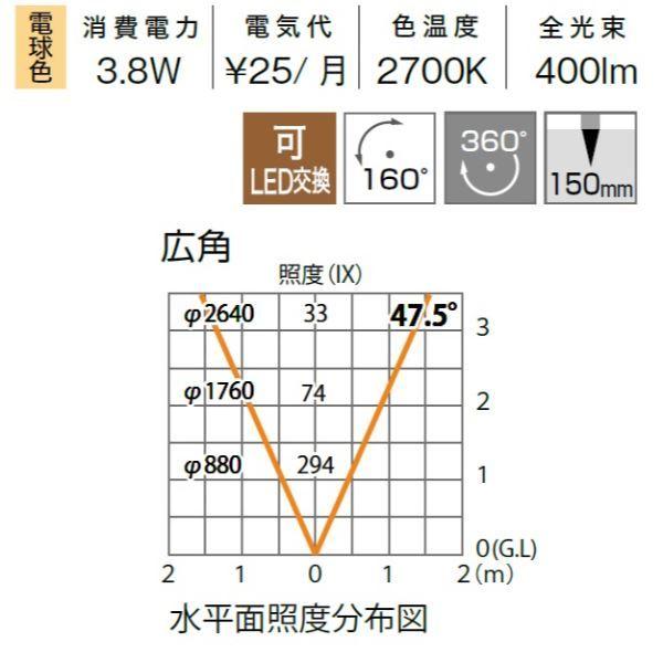 タカショー　ガーデンアップライト　ルーメック　チャコールグリーン　広角　『エクステリア照明　HFE-D80C　＃70839000　スリム　100V用　S　ガーデンライト』