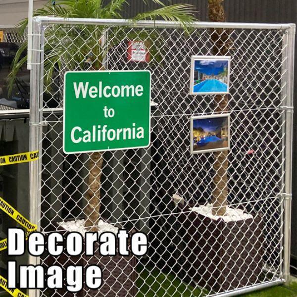 朝日スチール 朝日PCフェンス A型 1スパンセット 組立式 PC-A1000 300g