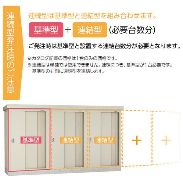 ダイケン 連続物置 DM-KPR P0909 基準型 (一般型） 『連続型物置 