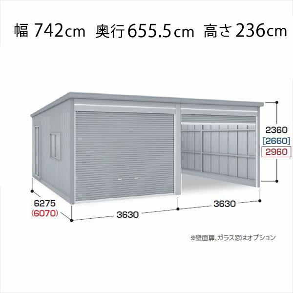 超特価激安 配送は関東 東海限定 イナバ物置 ガレーディア Grn 3662sl 2 一般型 2連棟タイプ シャッター車庫 ガレージ メーカー包装済 Neighborhauls Com