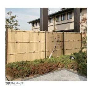 タカショー　eco-バンブーユニット　建仁寺垣　柵』　真　パネル　＊柱は別売です　『竹垣フェンス　竹　(片面)　H900