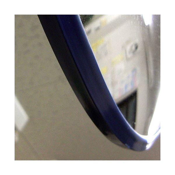 【VIPセール】信栄物産　防犯ミラー室内用　フレキシブル　丸型　550径　枠：青　＃H-55BL　