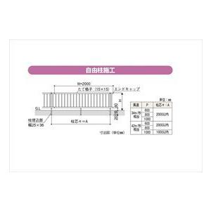 フェンス 外構 おしゃれ YKK YKKAP ルシアスフェンス H12型 T100 本体 『アルミ 木目調 フェンス 高さ100cm たて格子 目隠し 屋外 柵 庭 外構 境界』 複合カラー｜kiro｜03