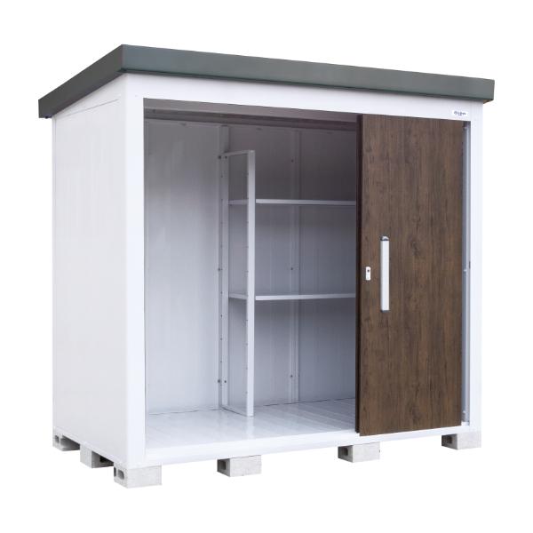 ★11時間以内発送★美品 サンキン物置 Lespace EL-2212S(DW) 積雪型 新モデル ダークウッド 【EIM2589400502】(92070円)