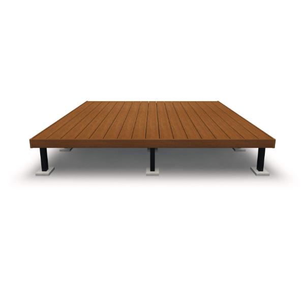 愛用  三協アルミ ヴィラウッド 人工木幕板仕様 ロング束柱 3.5間×12尺スタンダードタイプ スタンダードタイプ