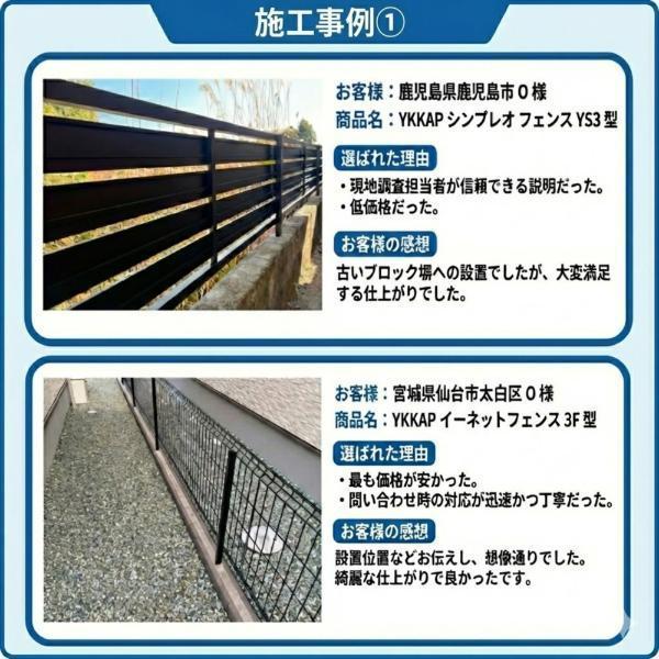 【全国工事対応可能】 フェンス 三協アルミ シャトレナ2 3型 H1000 2m分 【商品本体+基本工事費込み】 『三協アルミ 横ルーバー 屋外 アル_11