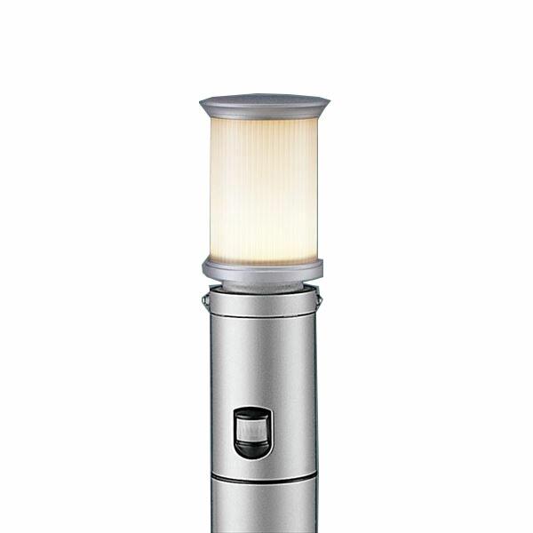 パナソニック LEDポールライト XLGEC519HF（100V） 点灯省エネ型 センサ付き 『エクステリア照明 ライト』 シルバーメタリック