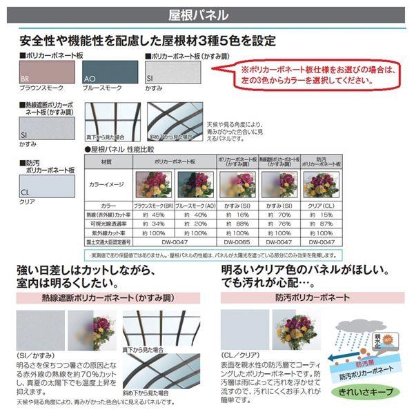 三協アルミ レボリューZ 2.5間×6尺 1500タイプ／メーターモジュール／3階用R型／出幅移動収まり／2連結 『アルミ製 テラス ベランダ バル_3
