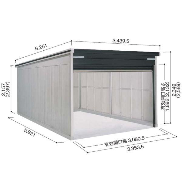 最安値に挑戦 ヨドガレージ ラヴィージュ3 Vgc 3359h 基本棟 シャッター車庫 ガレージ 人気満点 Nicmosul Org