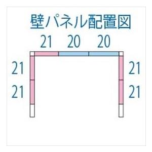 タクボ物置 Mr.ストックマン ダンディ ND-S2012 多雪型 標準屋根 背面棚タイプ 幅2016×奥行1222×高さ2110mm 中型 大型 物_2