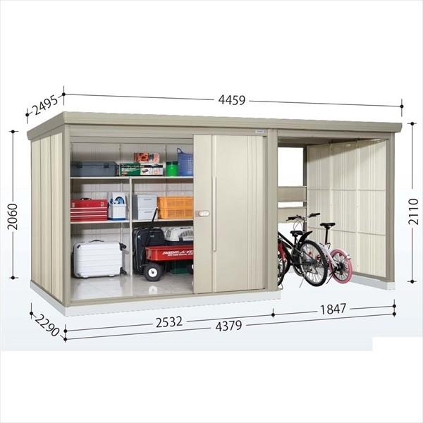 物置 屋外 おしゃれ タクボ物置 TP／ストックマンプラスアルファ TP-SZ43R22 多雪型 結露減少屋根 ムーンホワイト