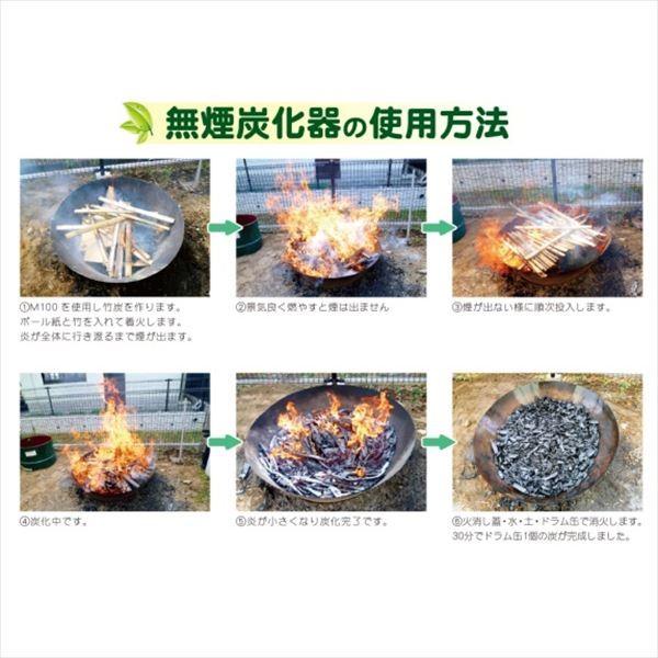 MOKI 無煙炭化器 M 150 竹林用 : エクステリアのキロYahoo!店 - 通販