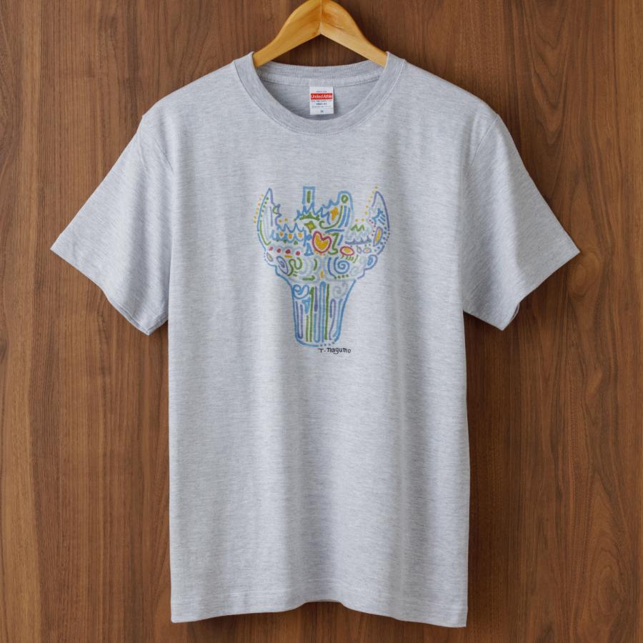 「旅する縄文」Tシャツ 十日町土器02 アッシュ | 