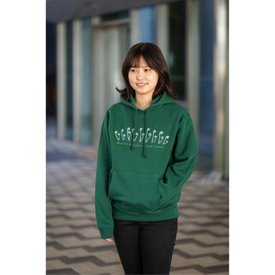 こごめパーカー　グリーン　裏起毛 |  | 04