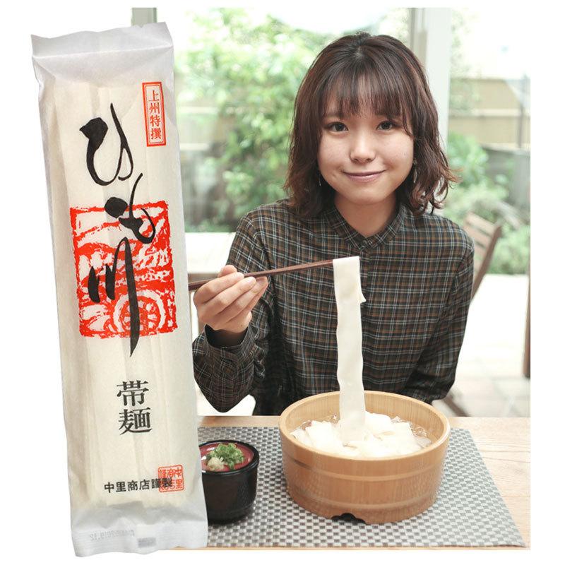 桐生 ひもかわうどん 帯麺 幅広めん 乾麺 170g×10袋入り 茹で上げ幅30ミリ おっきりこみ うどん 群馬 贈答品｜kiryu-udon｜02