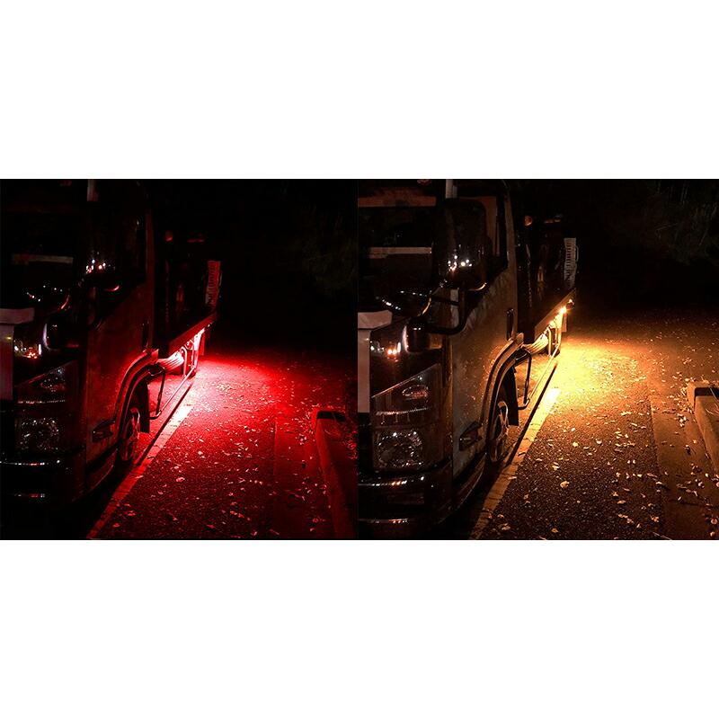 24V COB シャーシマーカー トラック タイヤ灯 LED サイドマーカー 路肩