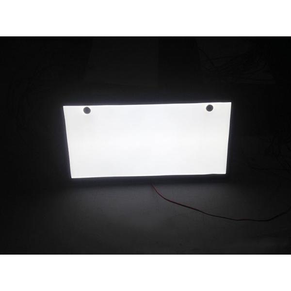 LEDナンバープレート 字光式 電光式 激白 超薄型 12V 24V兼用 普通車