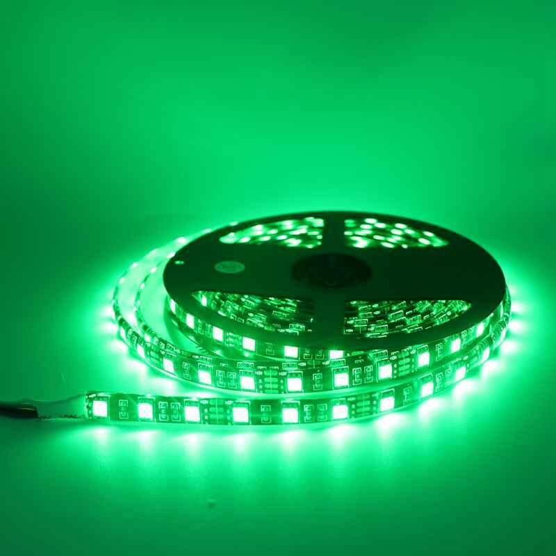 LED テープライト 5m 防水 SMD5050 DC12V専用 LEDテープ 黒ベース 白