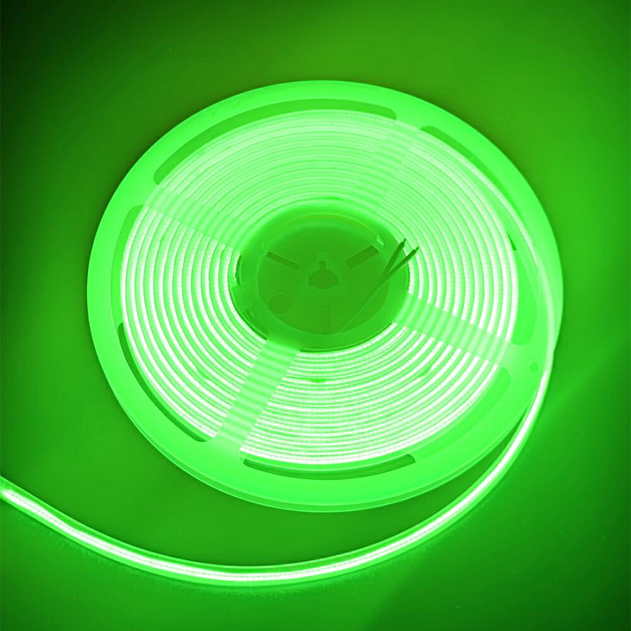 極薄 24V COB 面発光 LED テープライト COBテープ カバー付 IP67 