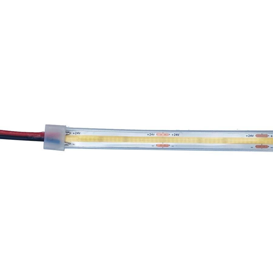 極薄 24V COB 面発光 LED テープライト COBテープ カバー付 IP67