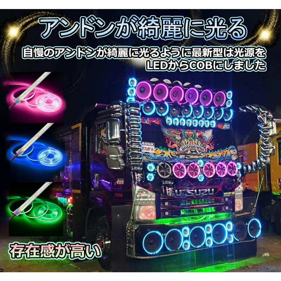 極薄 24V COB 面発光 LED テープライト COBテープ カバー付 IP67