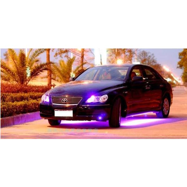 アンダーネオン ライト RGB 12V LED テープ ストロボ 90cm 120cm 4本