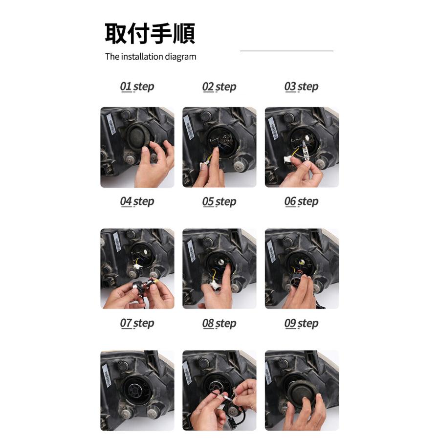 360度 6面 発光 LEDフォグランプ ヘッドライト 6000K 21600LM H1 H3 H7