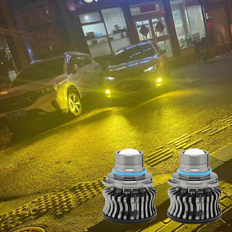 PIAA LED フォグランプ プロジェクターレンズ 2個セット イエロー LEDスポットフォグランプ プロジェクターレンズ搭載 8000LM レモン