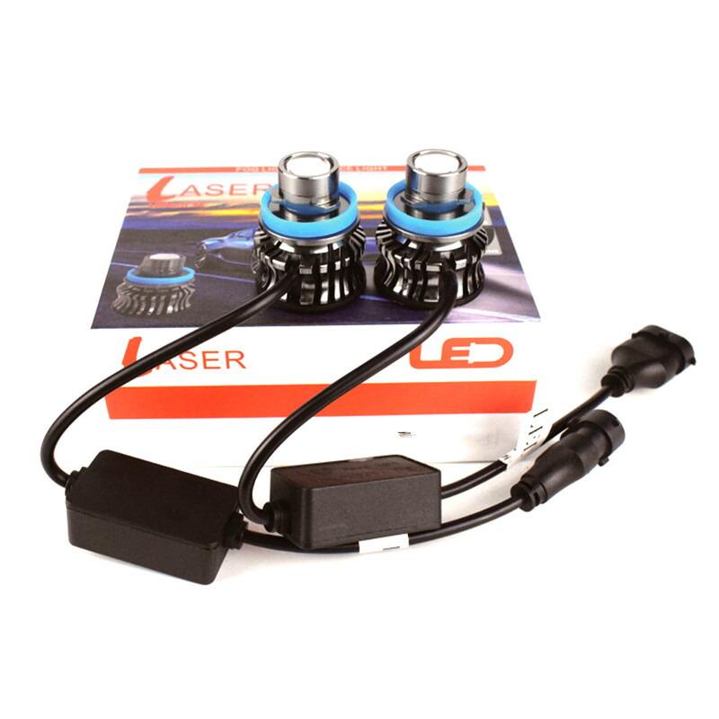 LEDスポットフォグランプ プロジェクターレンズ搭載 8000LM レモン