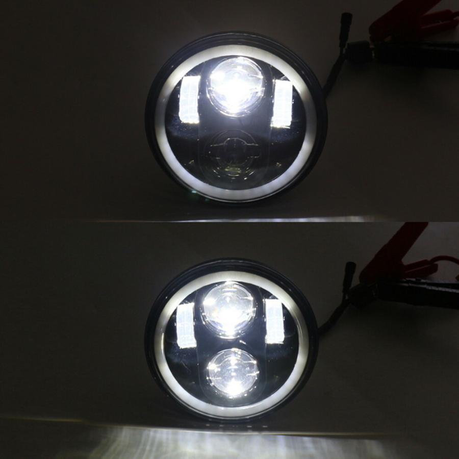 5.75インチ LEDヘッドライト ハーレーダビッドソン スポーツスター用